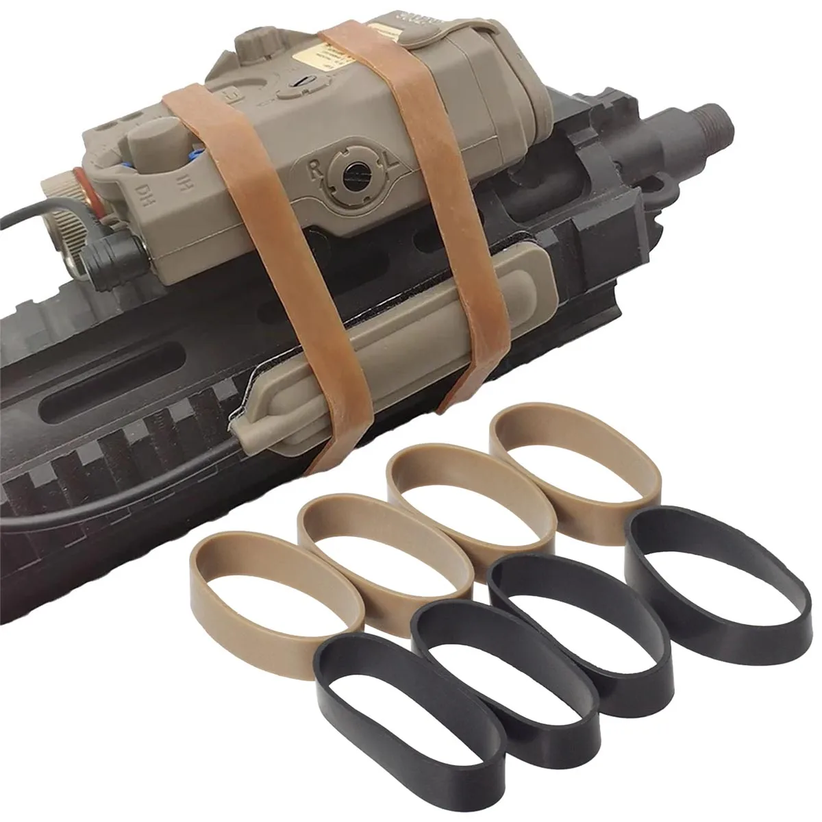 4pcs Band Fixed Rubber Binding Wide Accessories Strength Elastic Rubber Ring For SureFire M600 M300 PEQ15 DBAL A2 Flashlight
4pcs Band Fixed Rubber Binding Wide Accessories Strength Elastic Rubber Ring For SureFire M600 M300 PEQ15 DBAL A2 Flashlight