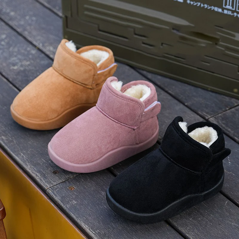 Winter Children Snow Boots Thick Warm Boy's Girl's Plush Boots Solid Color Casual Warm Shoes Anti-slippery Kid's Velvet Boots
Winter Children Snow Boots Thick Warm Boy's Girl's Plush Boots Solid Color Casual Warm Shoes Anti-slippery Kid's Velvet Boots