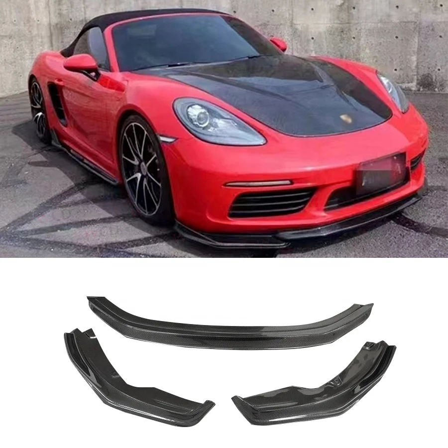 A-Style Carbon Fiber Front Lip for Porsche 718 Boxster Cayman 2016+ New Front Bumper Lip Splitter Spoiler Car Body Kit
A-Style Carbon Fiber Front Lip for Porsche 718 Boxster Cayman 2016+ New Front Bumper Lip Splitter Spoiler Car Body Kit