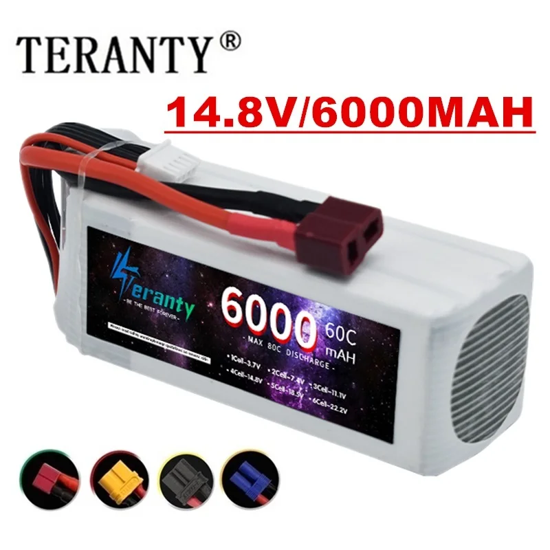 6000mAh Lipo 14.8V Battery 4S 6000mah With Deans T/XT60/TRX/EC5 Connector For RC Airplanes Helicopters Car Boat Truck Parts 60C
6000mAh Lipo 14.8V Battery 4S 6000mah With Deans T/XT60/TRX/EC5 Connector For RC Airplanes Helicopters Car Boat Truck Parts 60C