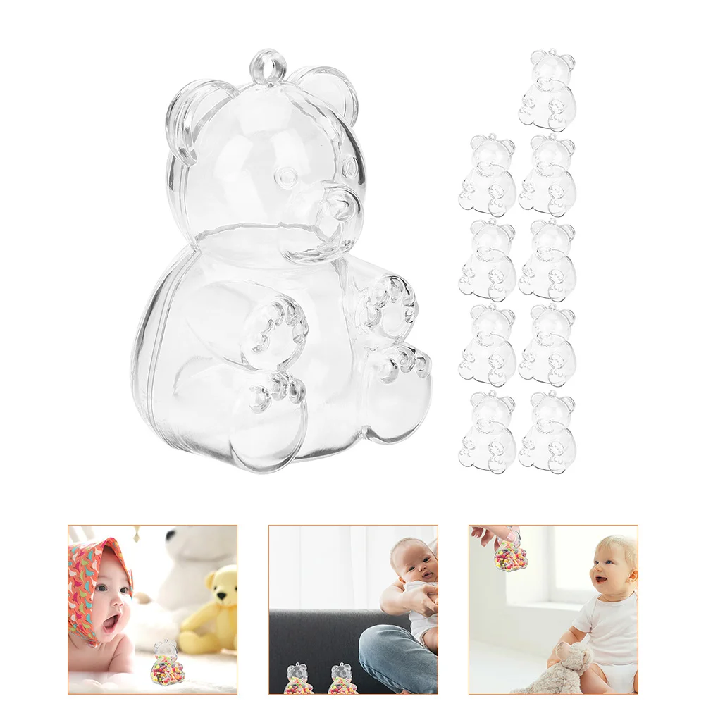 10pcs Candy Box Bear Shape 7cm Safe Thick Edges Wedding Kids Party Bridal Shower Baby Gift Boxes Bulk Small Treat Containers
10pcs Candy Box Bear Shape 7cm Safe Thick Edges Wedding Kids Party Bridal Shower Baby Gift Boxes Bulk Small Treat Containers