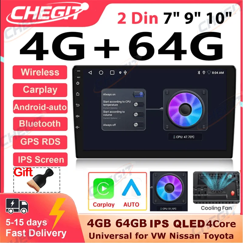 2 din Carplay Android Радио Мультимедиа 64G 7 9 10-дюймовый Android 13 Автоматический стереоприемник Плеер GPS для Toyota Hyundai Nissan Kia
2 din Carplay Android Радио Мультимедиа 64G 7 9 10-дюймовый Android 13 Автоматический стереоприемник Плеер GPS для Toyota Hyundai Nissan Kia