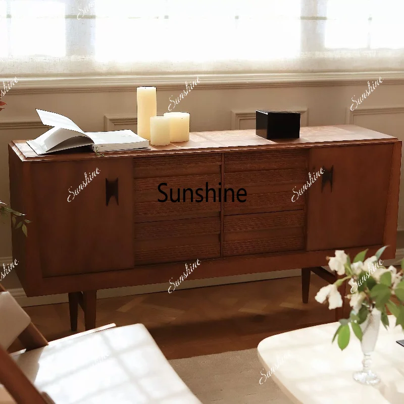 French antique solid wood dining side cabinet living room locker retro TV cabinet
French antique solid wood dining side cabinet living room locker retro TV cabinet