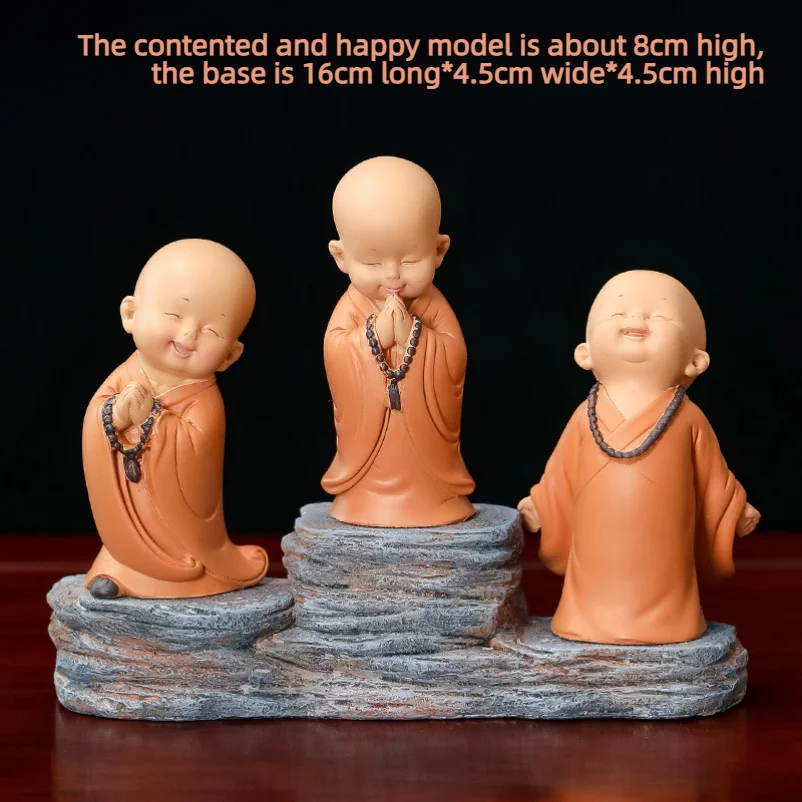 Zen Inspired Little Monk Living Room Resin Ornament TV Cabinet Home Office Good Items Tea Table Decorations Gifts Cute Ornaments
Zen Inspired Little Monk Living Room Resin Ornament TV Cabinet Home Office Good Items Tea Table Decorations Gifts Cute Ornaments