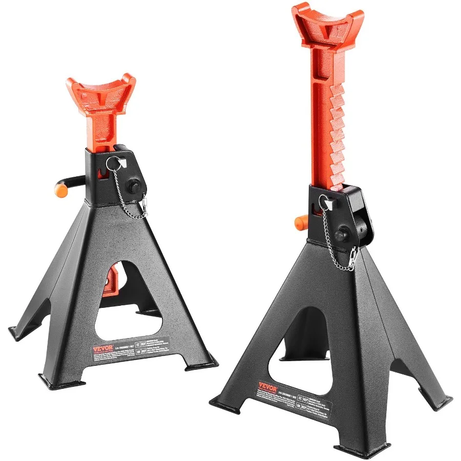 Jack Stands 6 Ton 13 000 lbs Capacity Car Jack Stands Double Locking 14.2 23 inch Adjustable Height for lifting SUV Pickup Tru
Jack Stands 6 Ton 13 000 lbs Capacity Car Jack Stands Double Locking 14.2 23 inch Adjustable Height for lifting SUV Pickup Tru