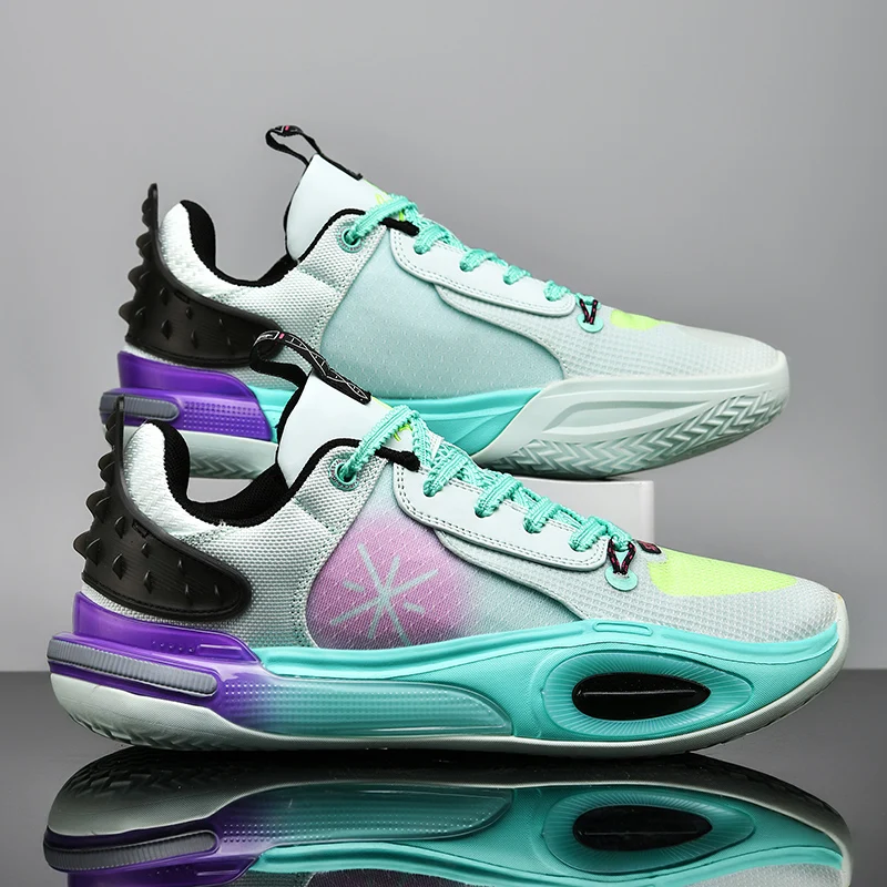 Men Basketball Shoes Practical Rubber Sole High Top Cushioned Sneakers Summer Breathable Anti Slip Training Basketball Boots Man
Men Basketball Shoes Practical Rubber Sole High Top Cushioned Sneakers Summer Breathable Anti Slip Training Basketball Boots Man
