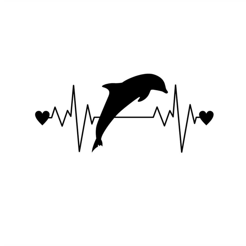 Cute Dolphin Heartbeat Lifeline Vinyl Car Sticker
Cute Dolphin Heartbeat Lifeline Vinyl Car Sticker