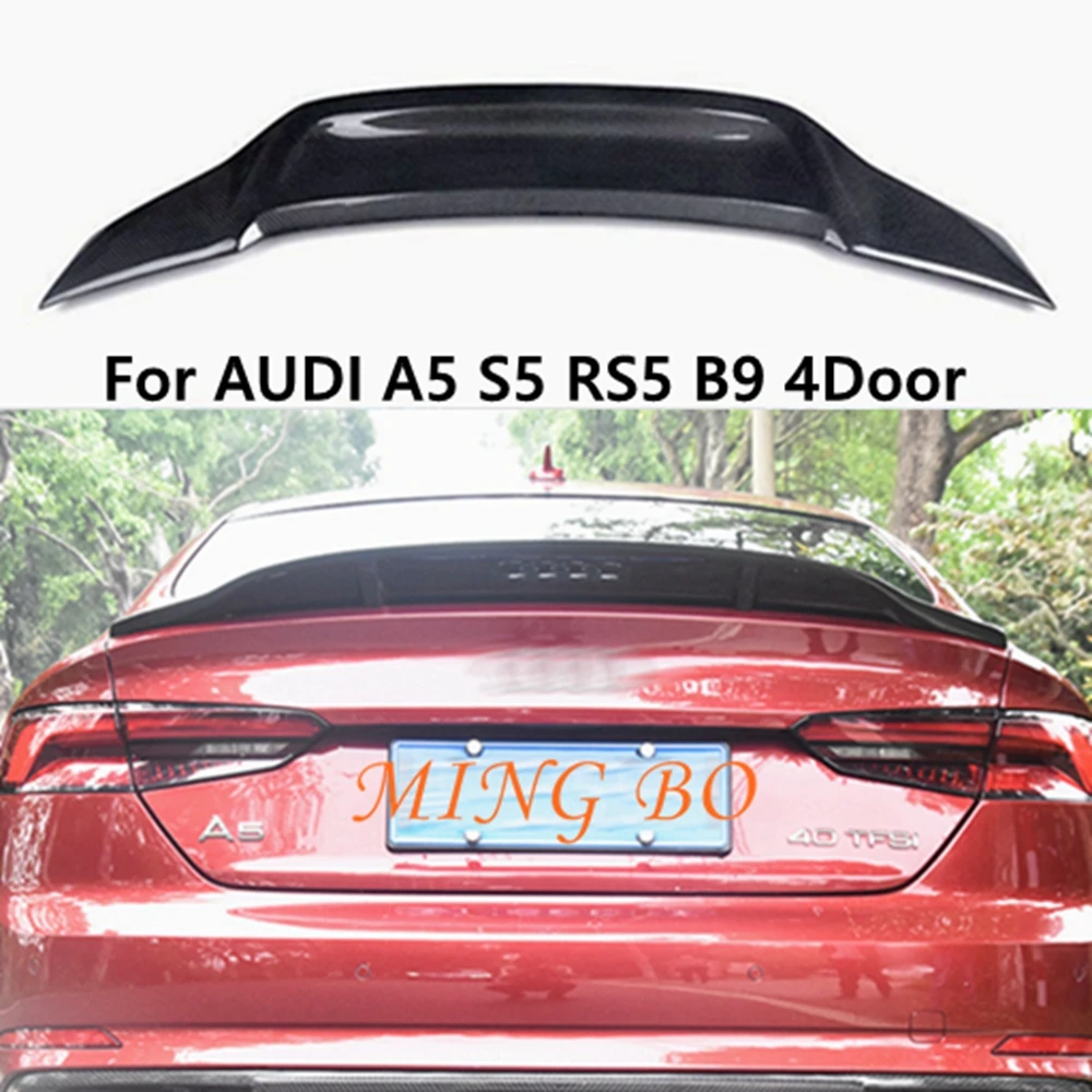 For AUDI A5 S5 RS5 B9 4Door Sportback R Style Carbon fiber Rear Spoiler Trunk wing 2017-2021 FRP Forged carbon
For AUDI A5 S5 RS5 B9 4Door Sportback R Style Carbon fiber Rear Spoiler Trunk wing 2017-2021 FRP Forged carbon