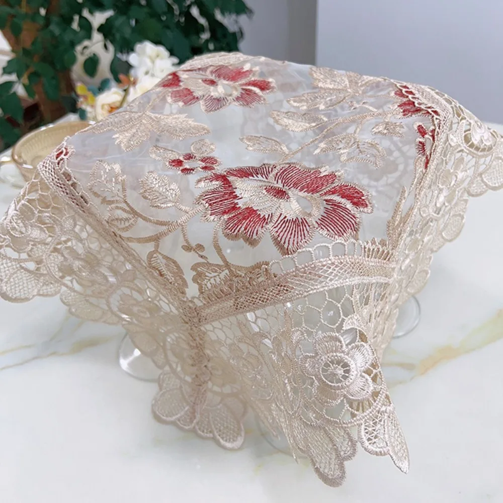 Elegant Tea Set Cover Cloth Lace Design Dust-Proof Material Dust-Proof Cloth Decorative Household Use Tea Tray Cover Tea Cup
Elegant Tea Set Cover Cloth Lace Design Dust-Proof Material Dust-Proof Cloth Decorative Household Use Tea Tray Cover Tea Cup