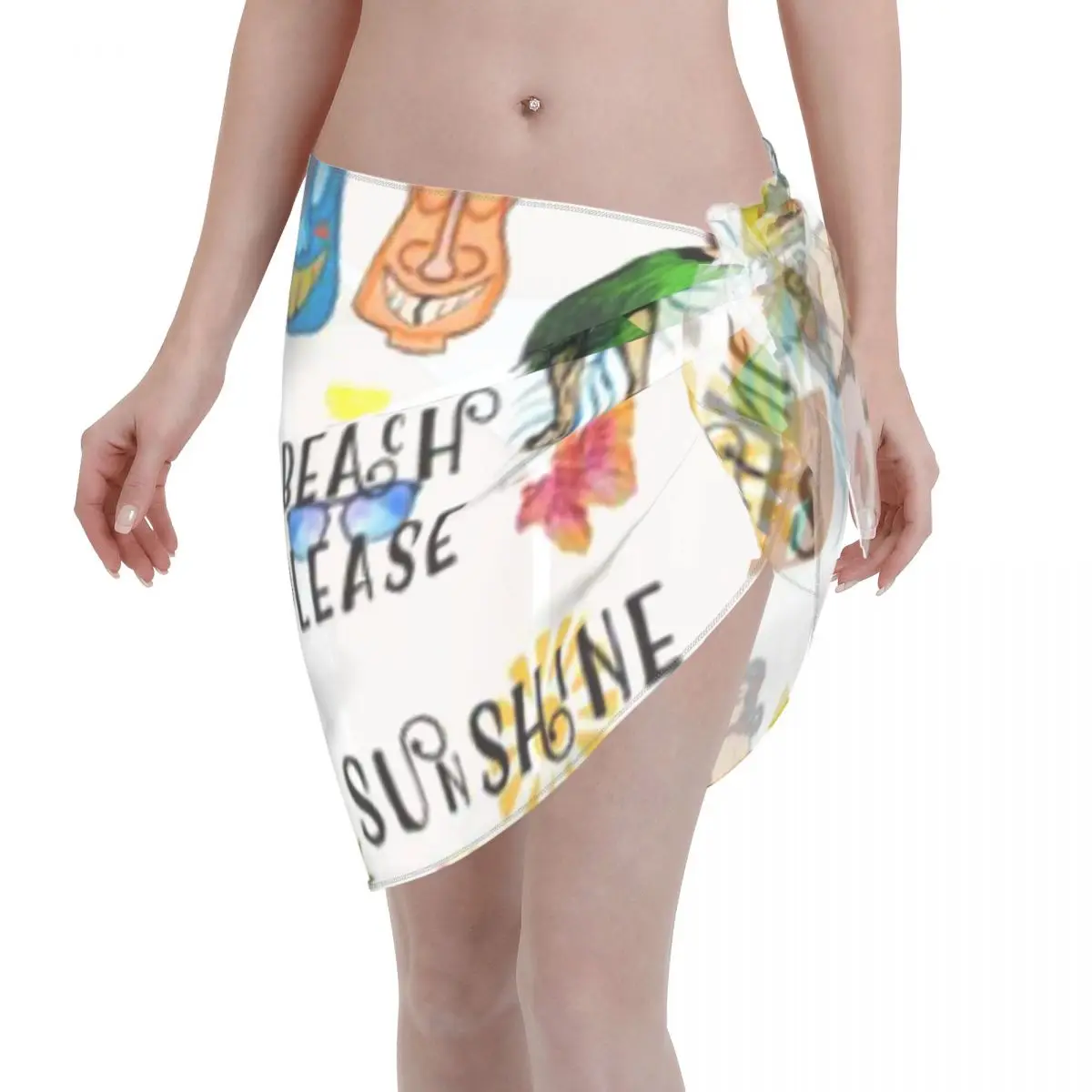 Promotion Retro Hawaiian Tiki Pattern Women's Beach Wrap SkirtSurfing Break Beach Bathing Wrap
Promotion Retro Hawaiian Tiki Pattern Women's Beach Wrap SkirtSurfing Break Beach Bathing Wrap