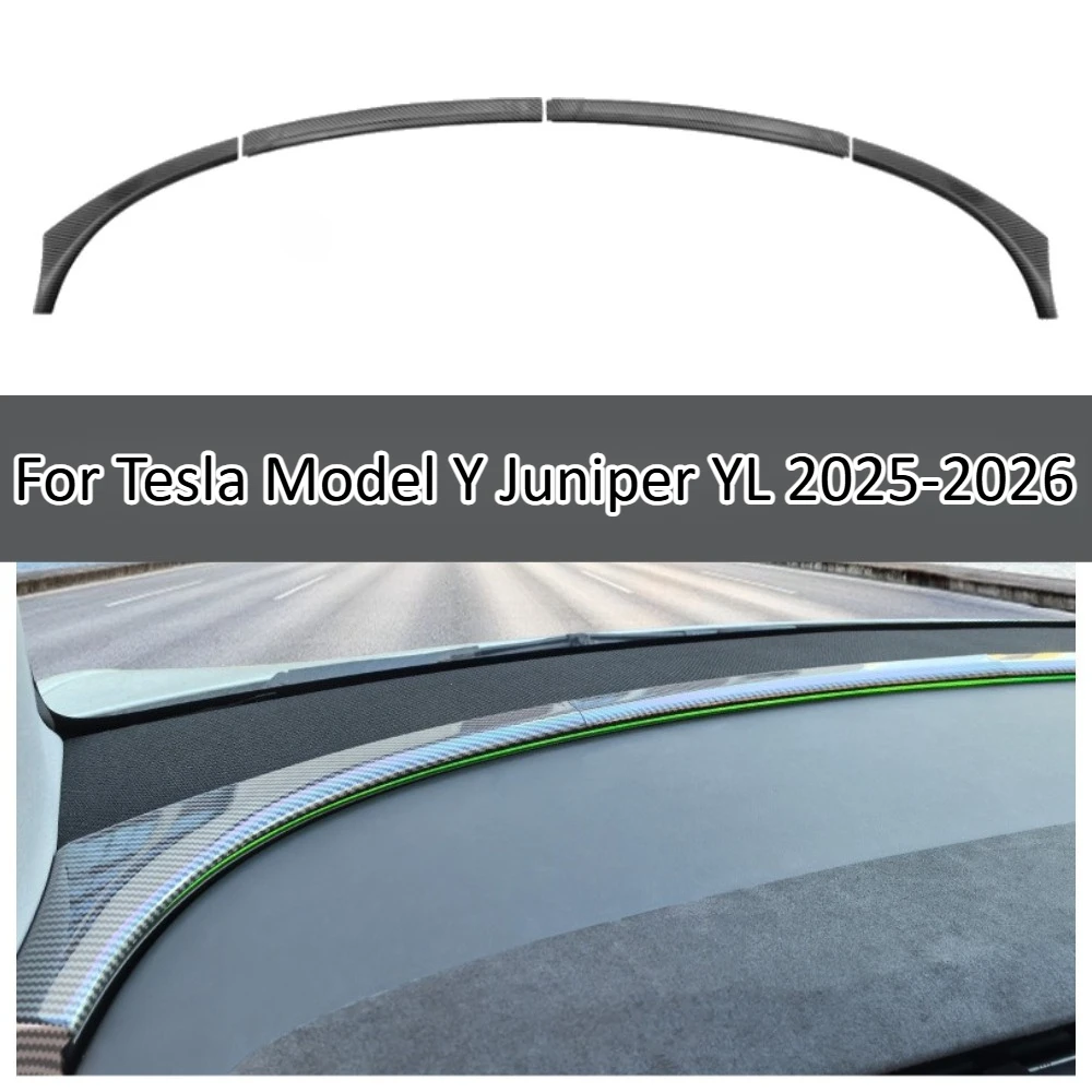 Front Windshield Ambient Light Strip For Tesla Model Y Juniper YL 2025-2026 Interior Decor Trim Cover Auto Accessory Kit 4Pcs
Front Windshield Ambient Light Strip For Tesla Model Y Juniper YL 2025-2026 Interior Decor Trim Cover Auto Accessory Kit 4Pcs