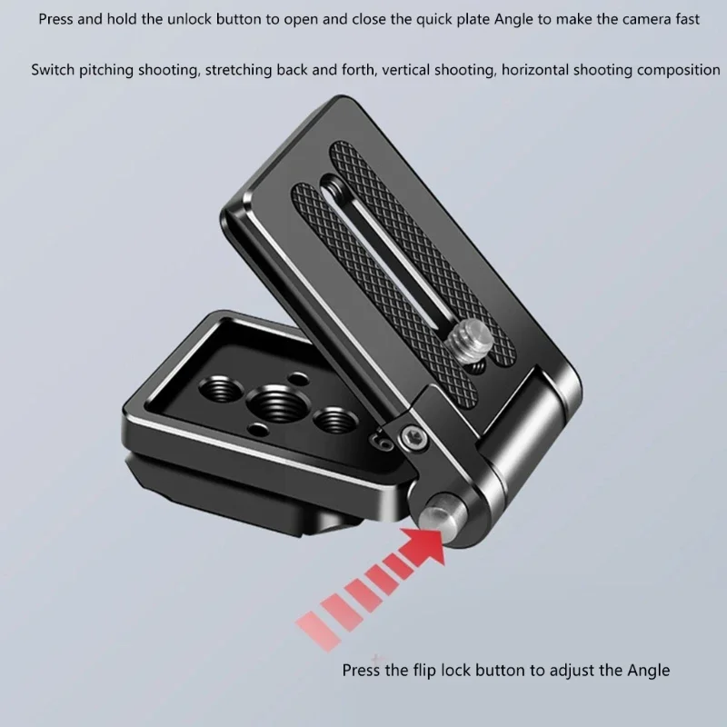 Adjust Quick Release Plate Camera L Bracket for Cameras Solid Constructions Lightweight Tripod Easy to Use
Adjust Quick Release Plate Camera L Bracket for Cameras Solid Constructions Lightweight Tripod Easy to Use
