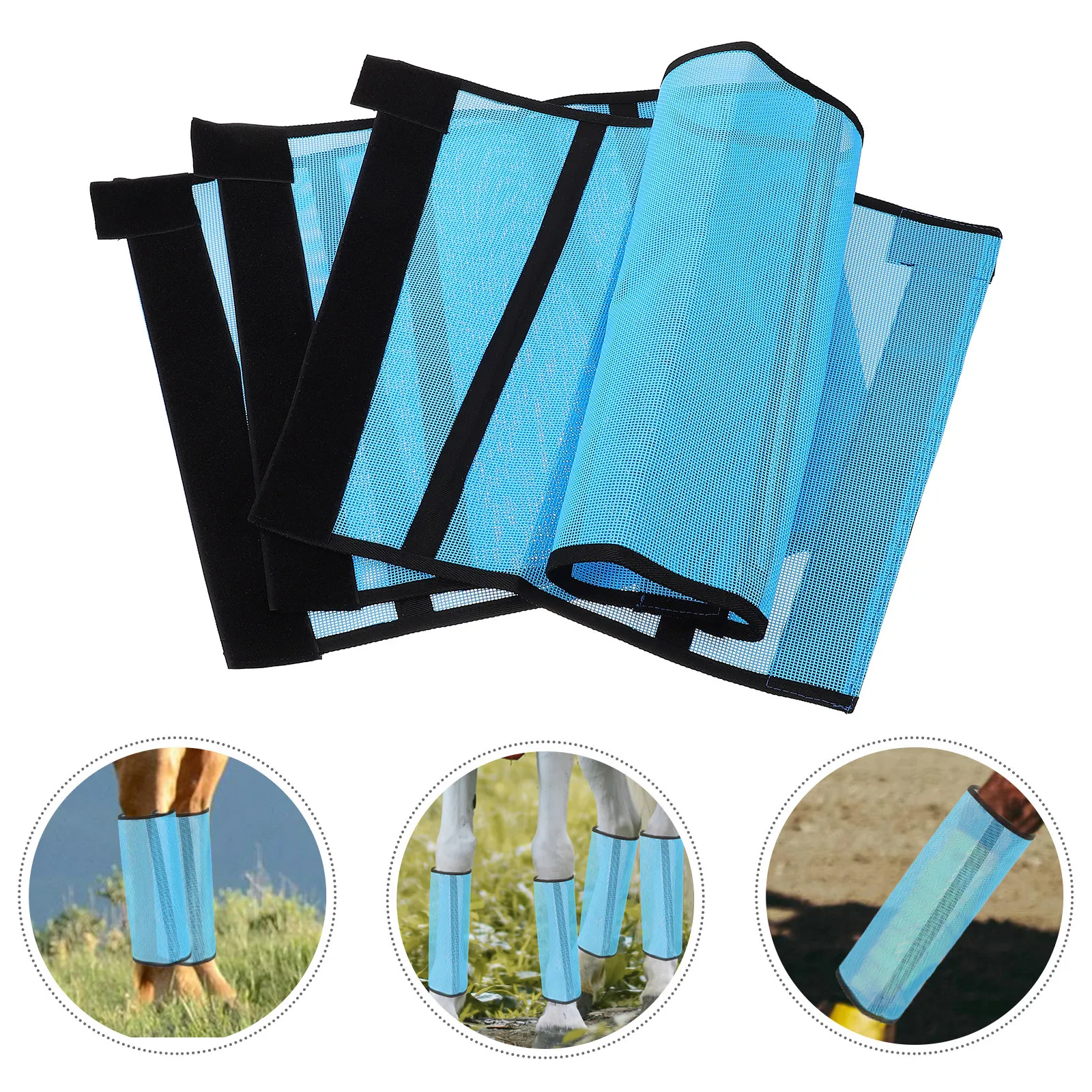 4 Pcs Horse Foot Protection Mesh Cover Fly Boots Water Proof Breathable Convenient Network
4 Pcs Horse Foot Protection Mesh Cover Fly Boots Water Proof Breathable Convenient Network