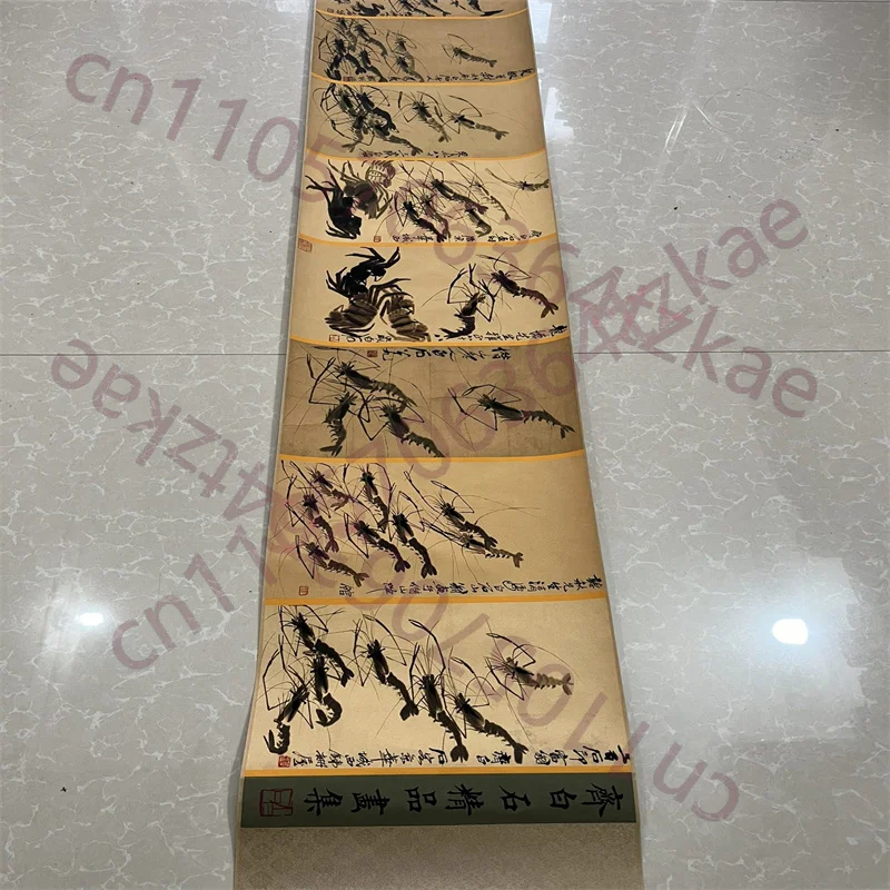 Китайская древняя картина на бумаге, коллекция тонких рисунков Ци Баиши, длинная свитковая живопись
Китайская древняя картина на бумаге, коллекция тонких рисунков Ци Баиши, длинная свитковая живопись