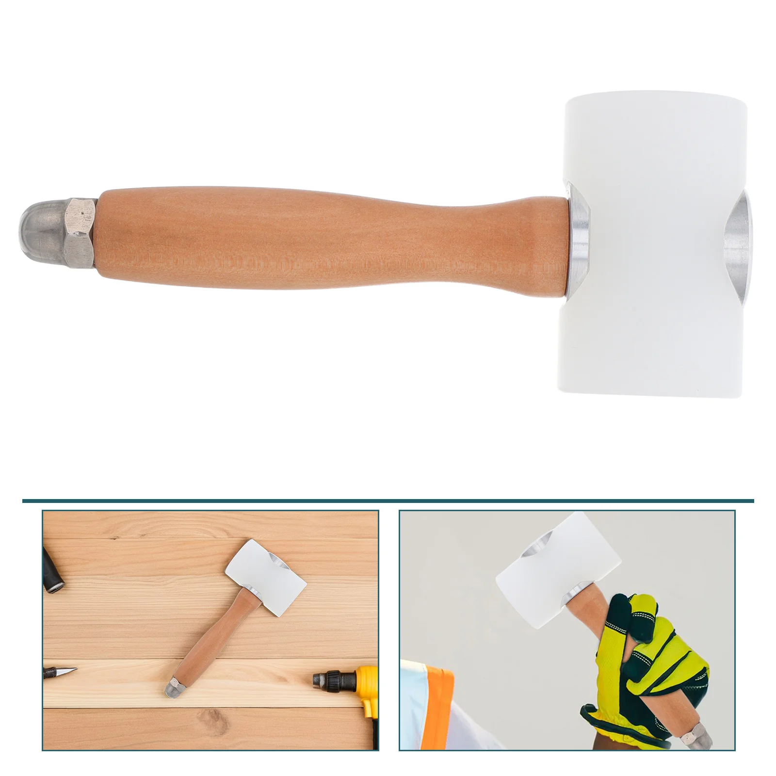 Carving Hammer Nylon Head Wooden Handle Lightweight Durable DIY Craft Hammer Tools for Tanning Stamping
Carving Hammer Nylon Head Wooden Handle Lightweight Durable DIY Craft Hammer Tools for Tanning Stamping