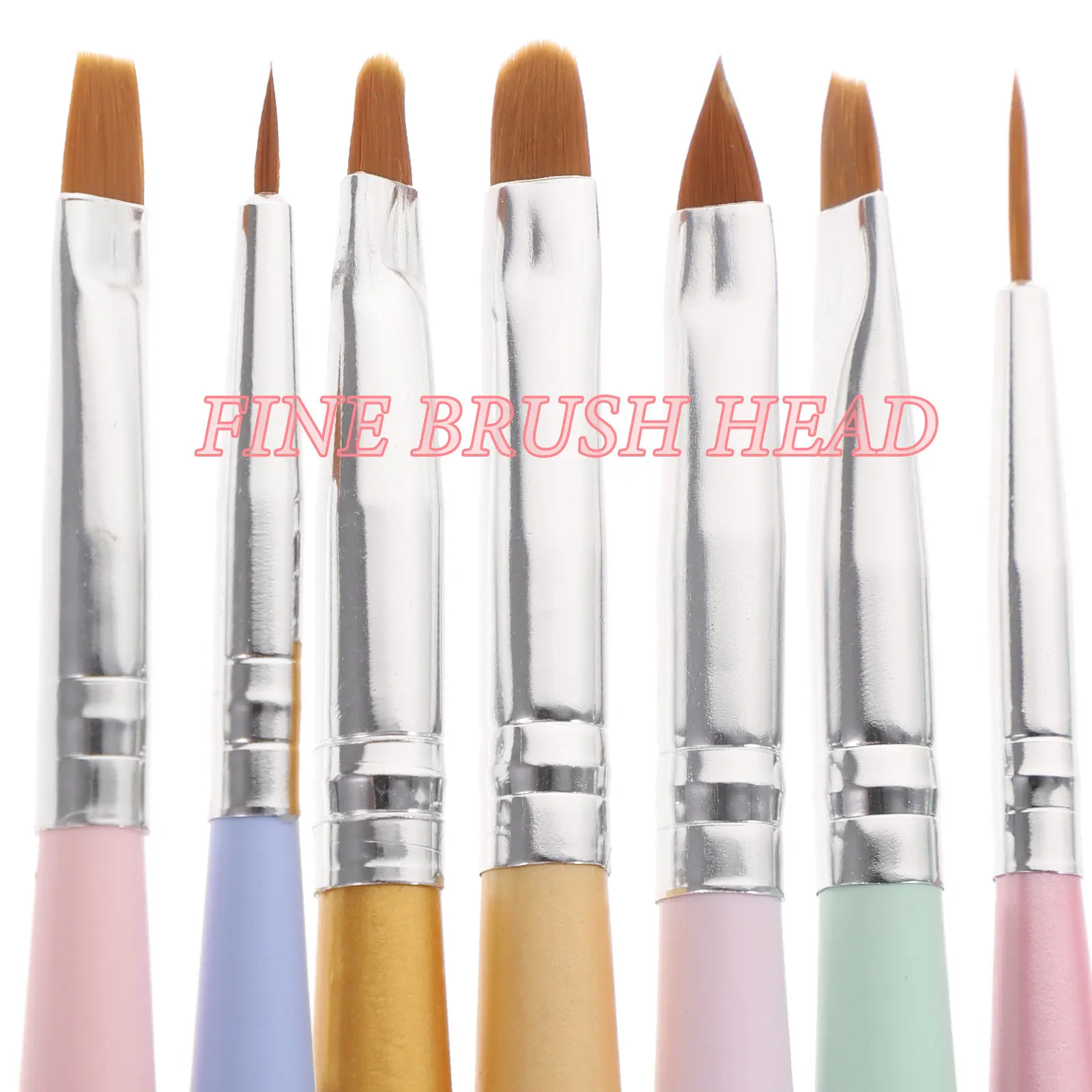 7Pcs Nail Art Paintbrush Set Professional Fine Tip Manicure Painting Brushes for Nail Art DIY Gel Polish Design Drawing Tools
7Pcs Nail Art Paintbrush Set Professional Fine Tip Manicure Painting Brushes for Nail Art DIY Gel Polish Design Drawing Tools
