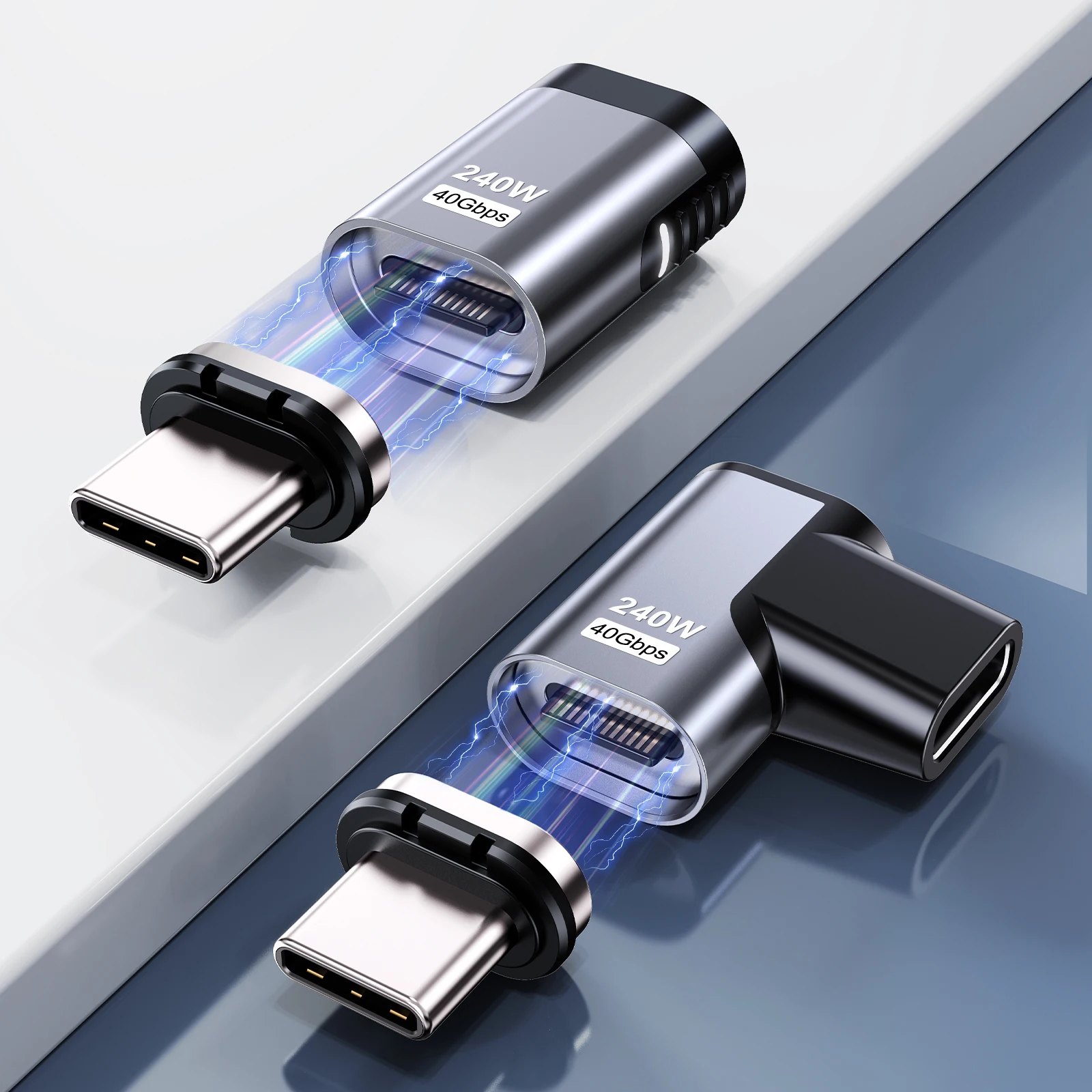 Eary 240W USB C Magnetic Adapter 24 Pins Straight Magnetic 140W USB C Adapter with PD Fast Charge 40Gbps for MacBook Pro/Air PS5
Eary 240W USB C Magnetic Adapter 24 Pins Straight Magnetic 140W USB C Adapter with PD Fast Charge 40Gbps for MacBook Pro/Air PS5
