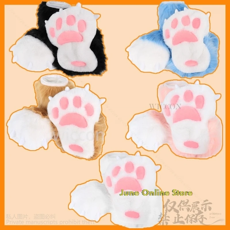 Anime Furry Plush Animal Claw Shoes Cosplay Costume Accessories 5 Colors Large Plush Cat Paw Cute Fursuit Gifts
Anime Furry Plush Animal Claw Shoes Cosplay Costume Accessories 5 Colors Large Plush Cat Paw Cute Fursuit Gifts