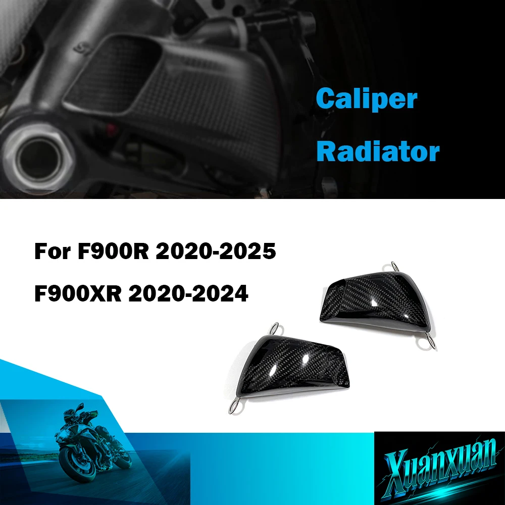 For F900R 2020-2025 F900XR 2020-2024 100%Carbon Fiber Brake Caliper Radiator Covers Motorcycle modification parts
For F900R 2020-2025 F900XR 2020-2024 100%Carbon Fiber Brake Caliper Radiator Covers Motorcycle modification parts