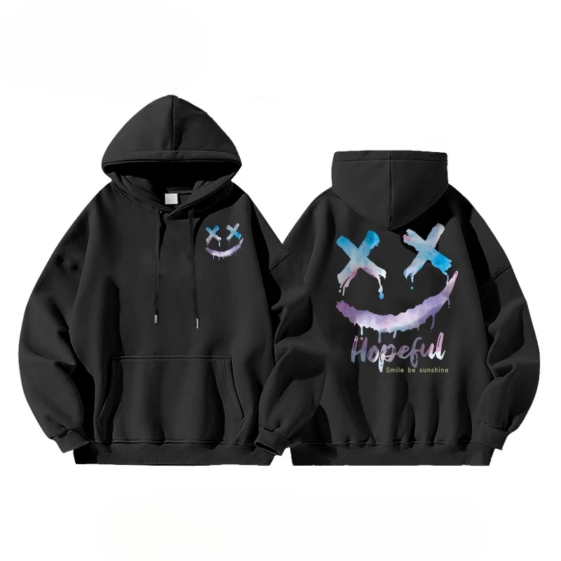 New Trendy American-style Fleece Hooded Sweatshirt Adults Men Smiling Face Niche Simple Casual Fashion Soft Warm Autumn Winter
New Trendy American-style Fleece Hooded Sweatshirt Adults Men Smiling Face Niche Simple Casual Fashion Soft Warm Autumn Winter