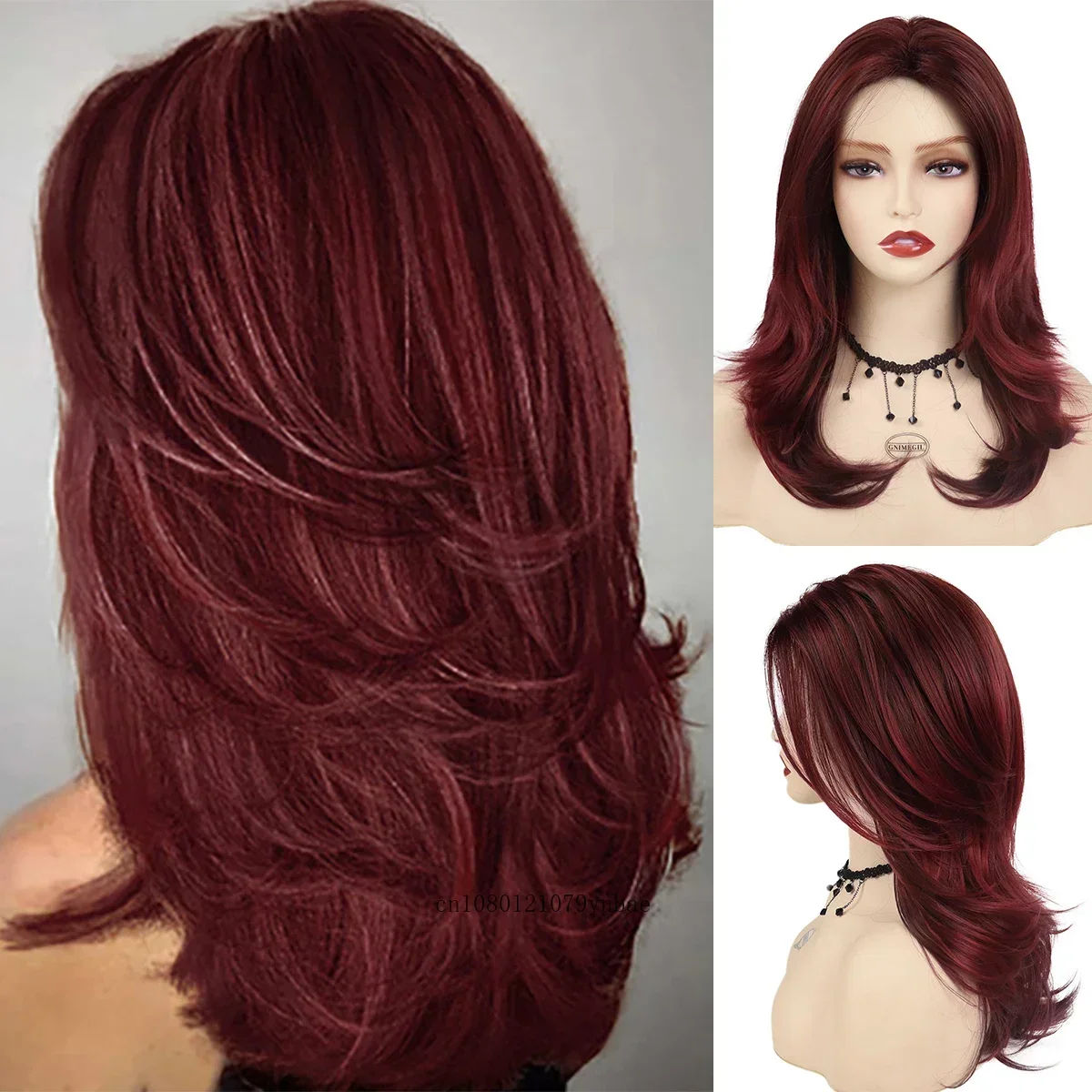 22 Inch Synthetic Long Straight Wig for Women Wine Red Hair Natural Fluffy Middle Parting Mother Wigs Daily Cosplay Halloween
22 Inch Synthetic Long Straight Wig for Women Wine Red Hair Natural Fluffy Middle Parting Mother Wigs Daily Cosplay Halloween