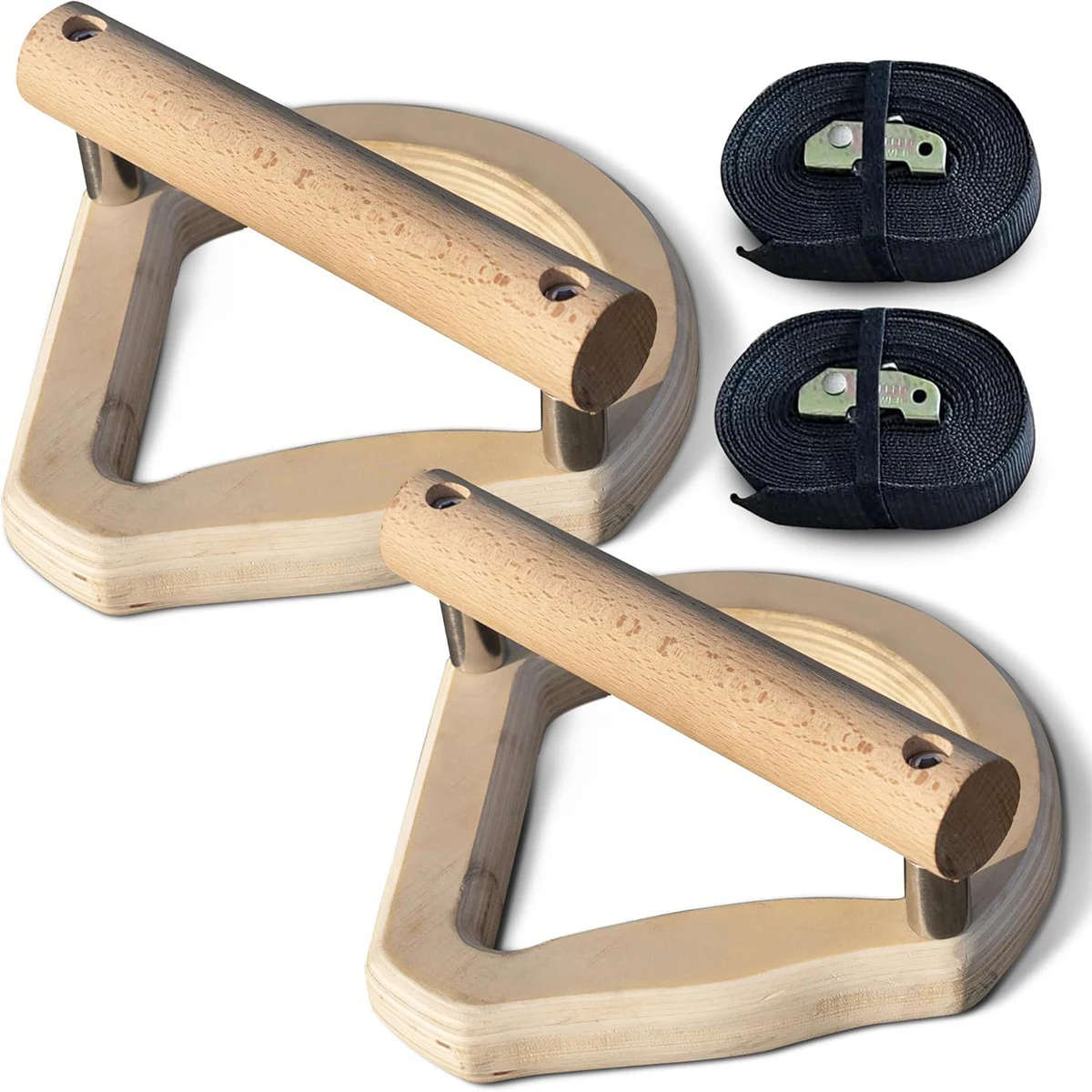 Solid Wood Push Up Stands Gymnastic Rings Combo for Indoor Fitness Calisthenics Parallettes Handstand Bar Strength Training Set
Solid Wood Push Up Stands Gymnastic Rings Combo for Indoor Fitness Calisthenics Parallettes Handstand Bar Strength Training Set