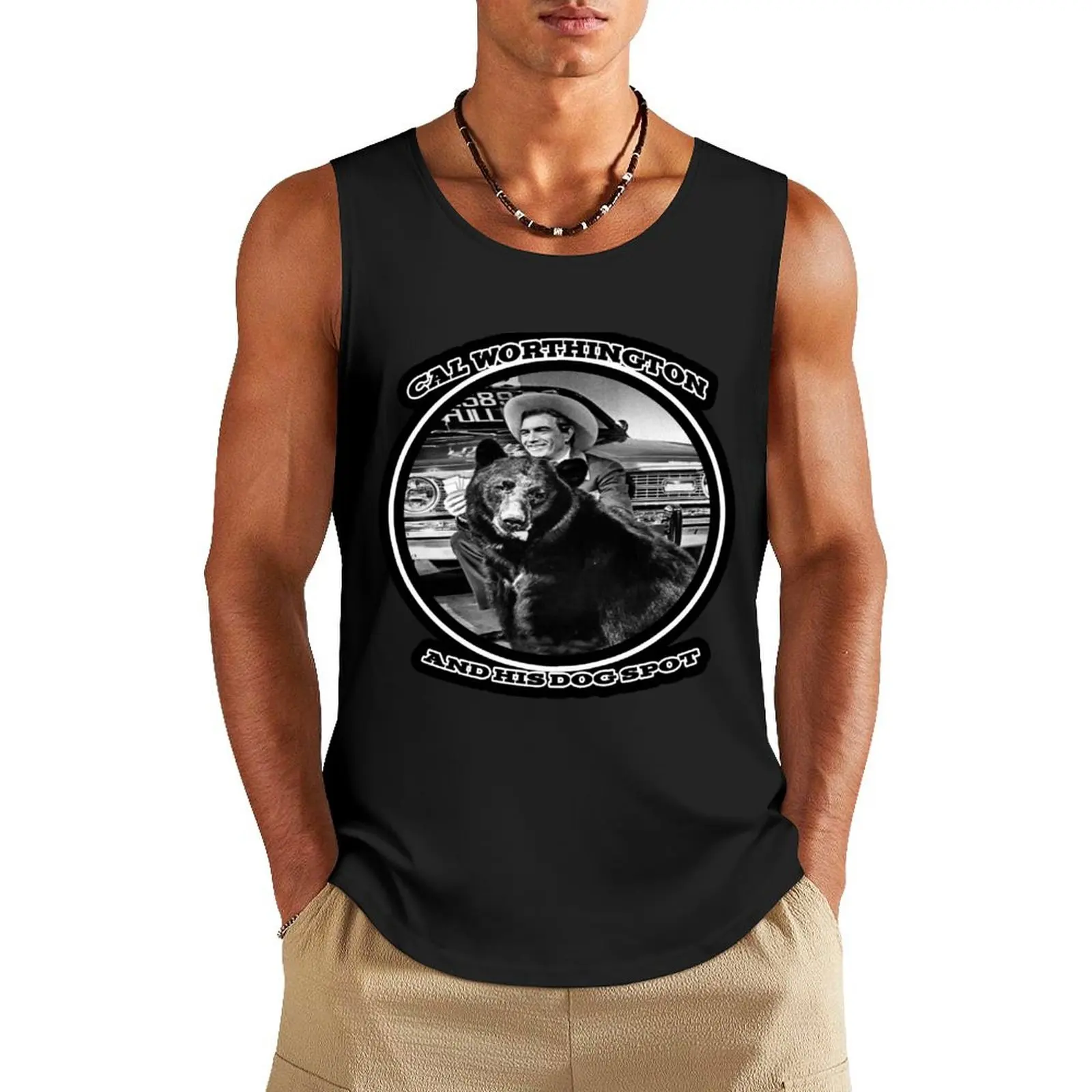 Cal Worthington and his dog Spot Tank Top Vest Sportswear for men Men's gym t-shirt summer clothes
Cal Worthington and his dog Spot Tank Top Vest Sportswear for men Men's gym t-shirt summer clothes
