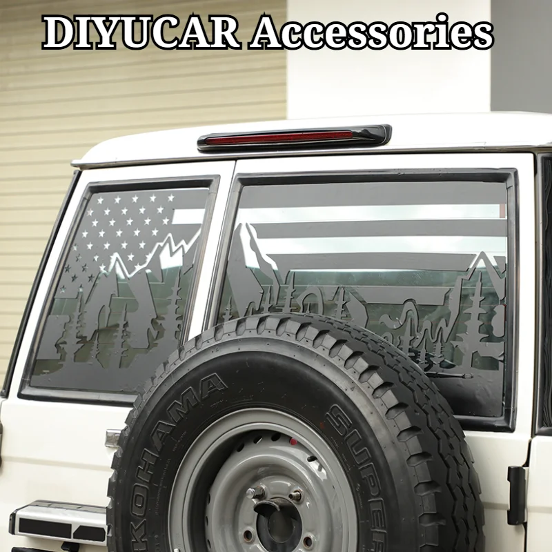 For Toyota LC76 2007-2026 PVC Mountain Landscape Flag Tailgate Rear Window Glass Decal Vinyls Trim Sticker Exterior Accessories
For Toyota LC76 2007-2026 PVC Mountain Landscape Flag Tailgate Rear Window Glass Decal Vinyls Trim Sticker Exterior Accessories