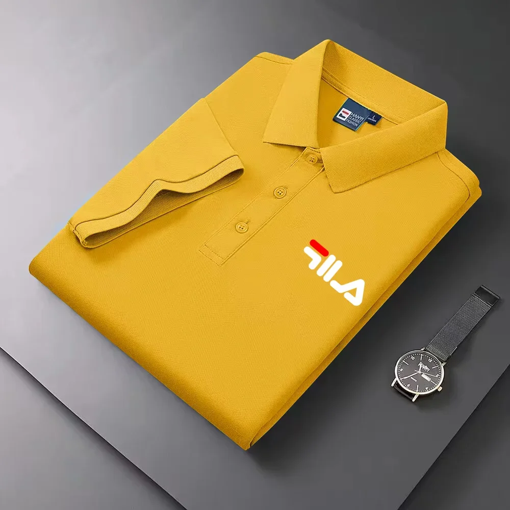 Men's Polo Shirt Summer Fashion Casual Short Sleeve Tops Breathable Flip Collar T-Shirt Outdoor Fishing Golf Solid Color Camisa
Men's Polo Shirt Summer Fashion Casual Short Sleeve Tops Breathable Flip Collar T-Shirt Outdoor Fishing Golf Solid Color Camisa