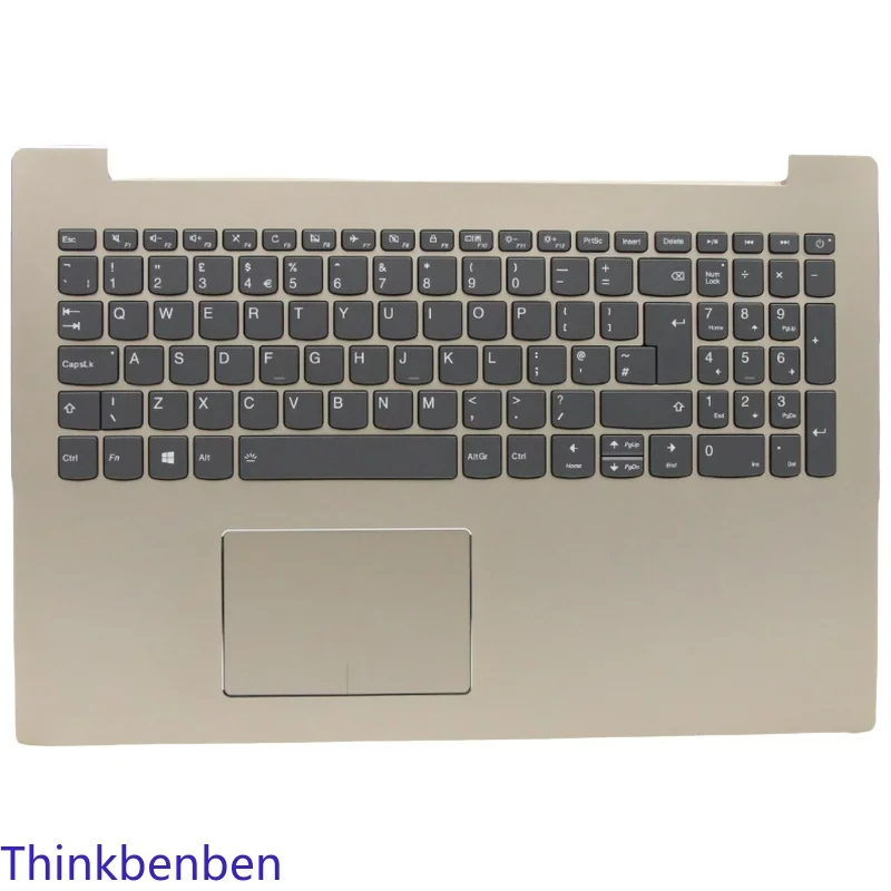 UK English Champagne Keyboard Upper Case Palmrest Shell Cover For Lenovo Ideapad 520 15 15IKB 5CB0N98720
UK English Champagne Keyboard Upper Case Palmrest Shell Cover For Lenovo Ideapad 520 15 15IKB 5CB0N98720