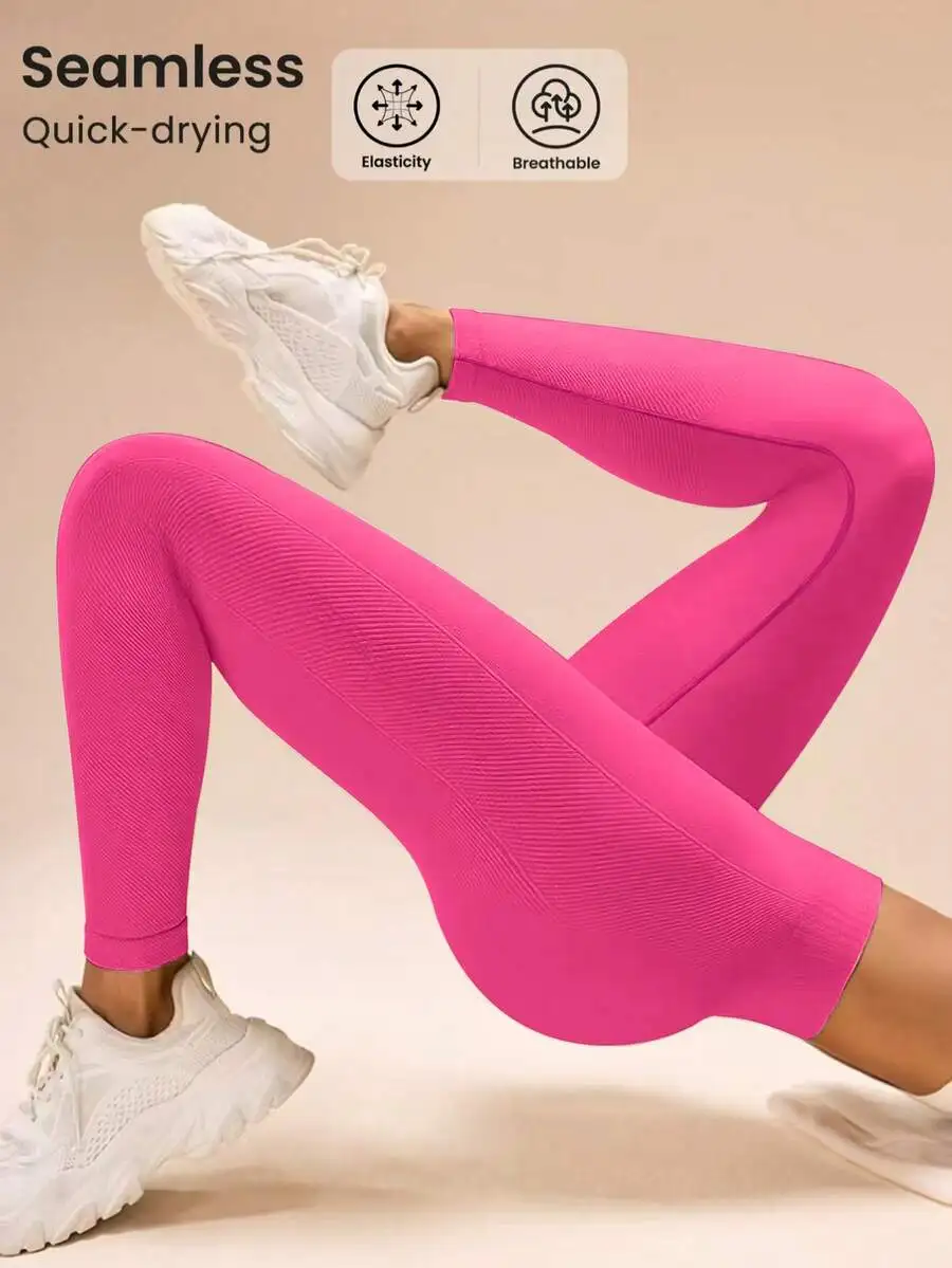 High Waist Solid Color Athletic Leggings Yoga Pants For Women
High Waist Solid Color Athletic Leggings Yoga Pants For Women