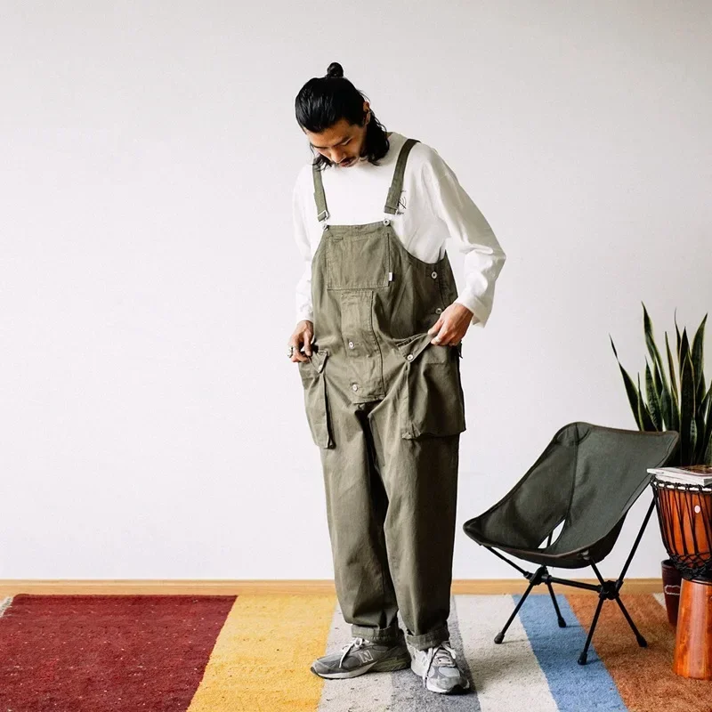 Pop Japanese Style Loose Fit Men's And Women's Trendy Jumpsuit Vintage Ame Kang Kang Casual Pants Skill Jumpsuit Cargo Pants
Pop Japanese Style Loose Fit Men's And Women's Trendy Jumpsuit Vintage Ame Kang Kang Casual Pants Skill Jumpsuit Cargo Pants