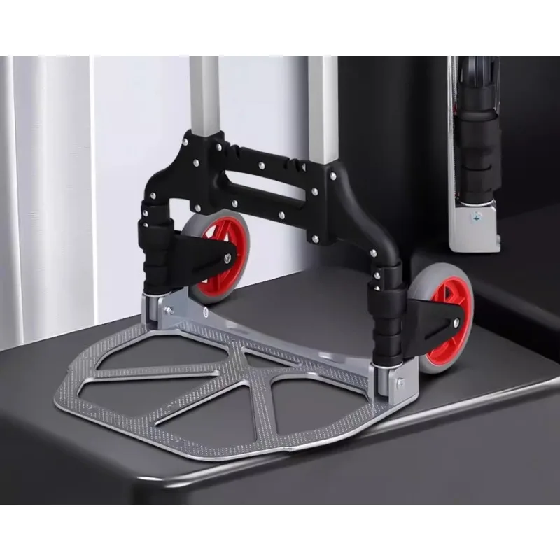 Hand-pulled cart trolley trailer folding truck household portable king tie rod luggage cart
Hand-pulled cart trolley trailer folding truck household portable king tie rod luggage cart