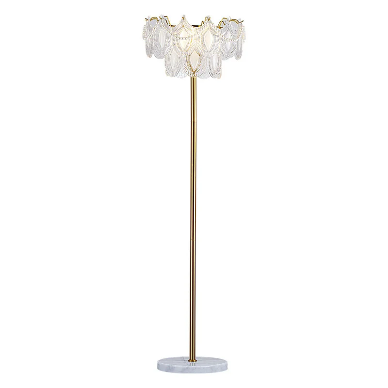 Floor lamp, French cream style, modern simple light luxury Nordic bedroom bedside table lamp
Floor lamp, French cream style, modern simple light luxury Nordic bedroom bedside table lamp