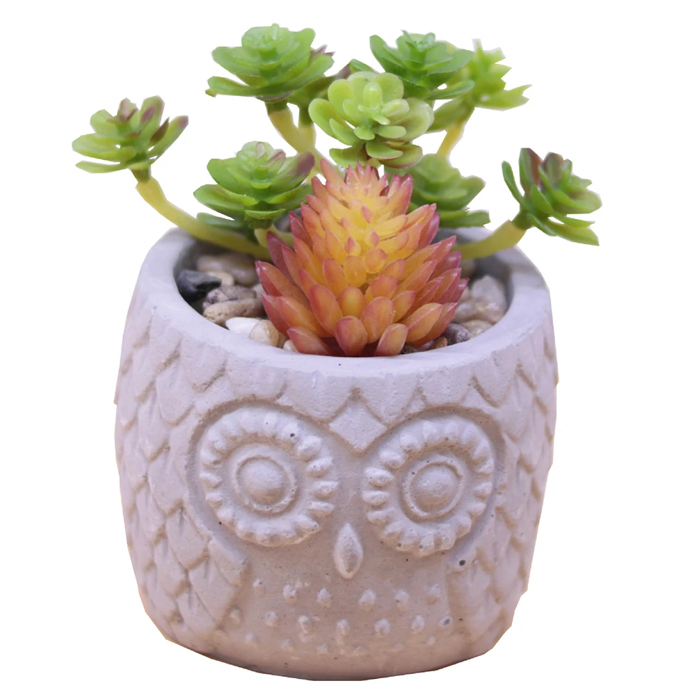 Simulation Succulent Bonsai Cement Pot PVC Plant Home Office Car Decor Artificial Desktop Ornament Fake Fleshiness Craft
Simulation Succulent Bonsai Cement Pot PVC Plant Home Office Car Decor Artificial Desktop Ornament Fake Fleshiness Craft