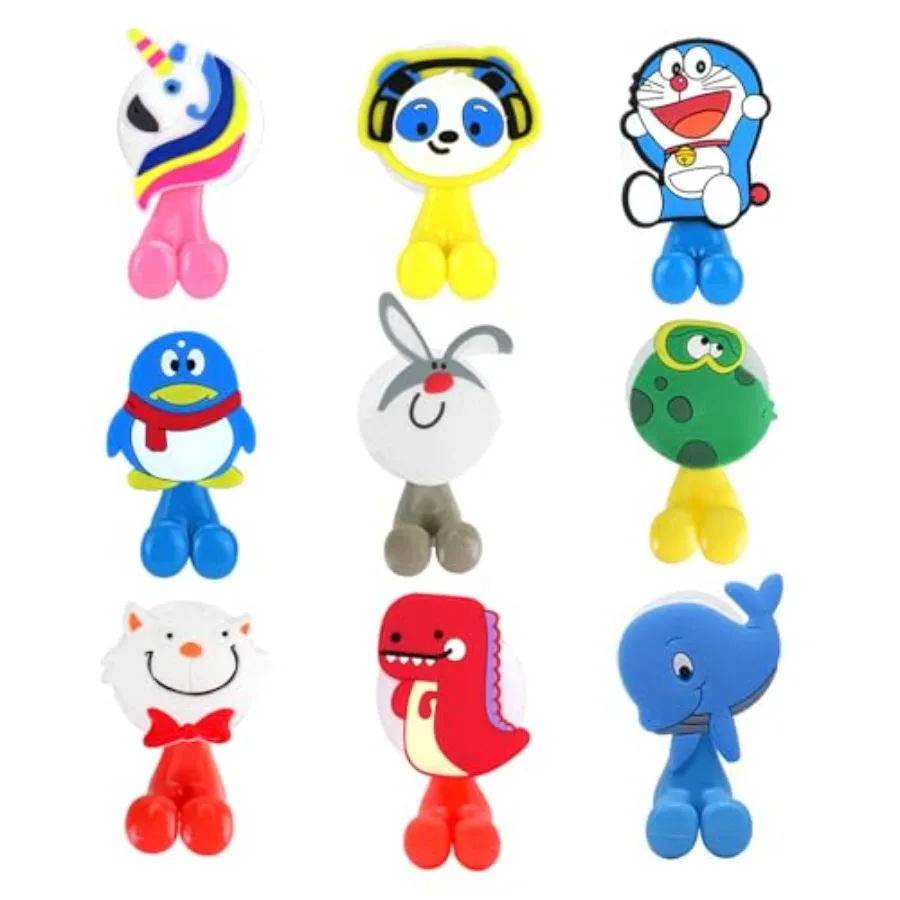 Toothbrush Holder for Cute Animal Wall Mounted Toothbrush Holder with Suction Cup 9 Pack Animal Random
Toothbrush Holder for Cute Animal Wall Mounted Toothbrush Holder with Suction Cup 9 Pack Animal Random