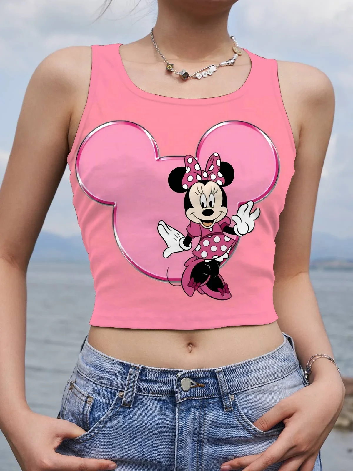 Minnie Mouse Crop Tops for Women Fashion Women's T-shirt Yoga Fitness Woman Clothes Disney Corset Sexy Y2k Mickey Tank Top Tees
Minnie Mouse Crop Tops for Women Fashion Women's T-shirt Yoga Fitness Woman Clothes Disney Corset Sexy Y2k Mickey Tank Top Tees