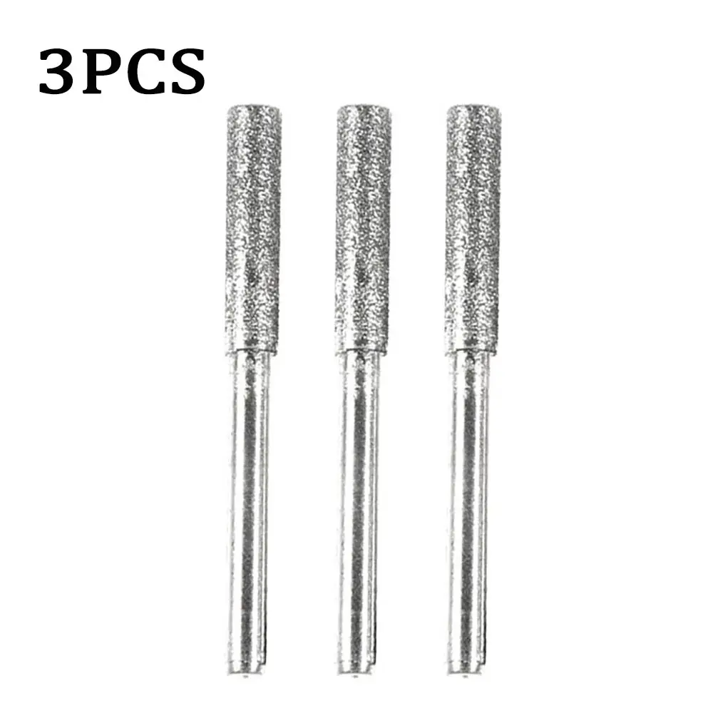3Pcs Diamond Coated Cylindrical Burr 4mm Chainsaw Sharpener Stone File Chain Saw Sharpening Carving Grinding Tools Silver/Pink
3Pcs Diamond Coated Cylindrical Burr 4mm Chainsaw Sharpener Stone File Chain Saw Sharpening Carving Grinding Tools Silver/Pink