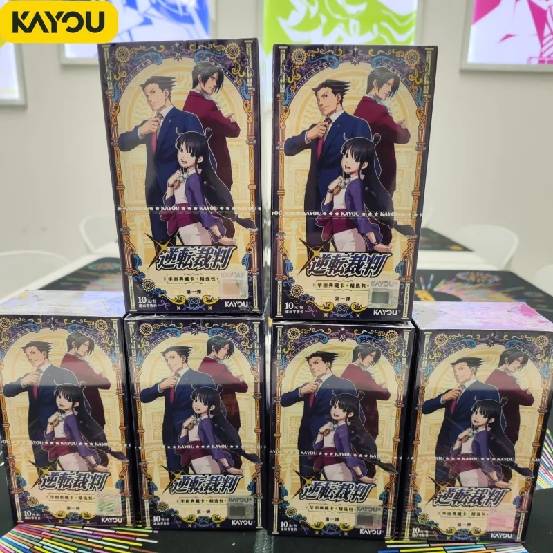Коллекционные карточки KAYOU Ace Attorney: Роскошный набор, потрясающие перевернутые классические игровые карты, аниме-карточки, игрушка-подарок
Коллекционные карточки KAYOU Ace Attorney: Роскошный набор, потрясающие перевернутые классические игровые карты, аниме-карточки, игрушка-подарок