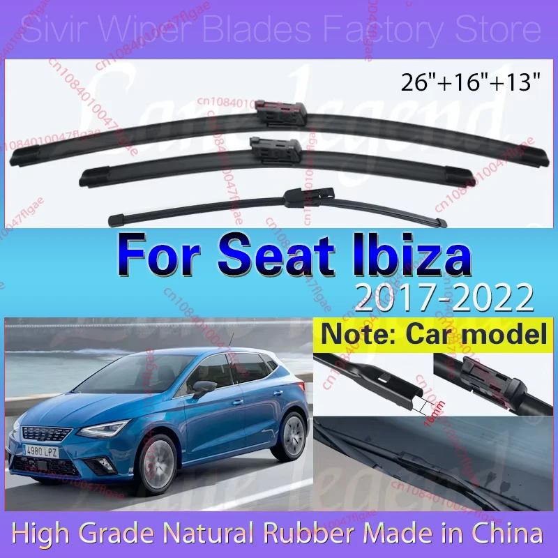 Car Windshield Wiper Blades Fit For Seat Ibiza 2017 2018 2019 2020 2021 2022 Front Rear Wiper Blades Soft Rubber Auto Windscreen
Car Windshield Wiper Blades Fit For Seat Ibiza 2017 2018 2019 2020 2021 2022 Front Rear Wiper Blades Soft Rubber Auto Windscreen