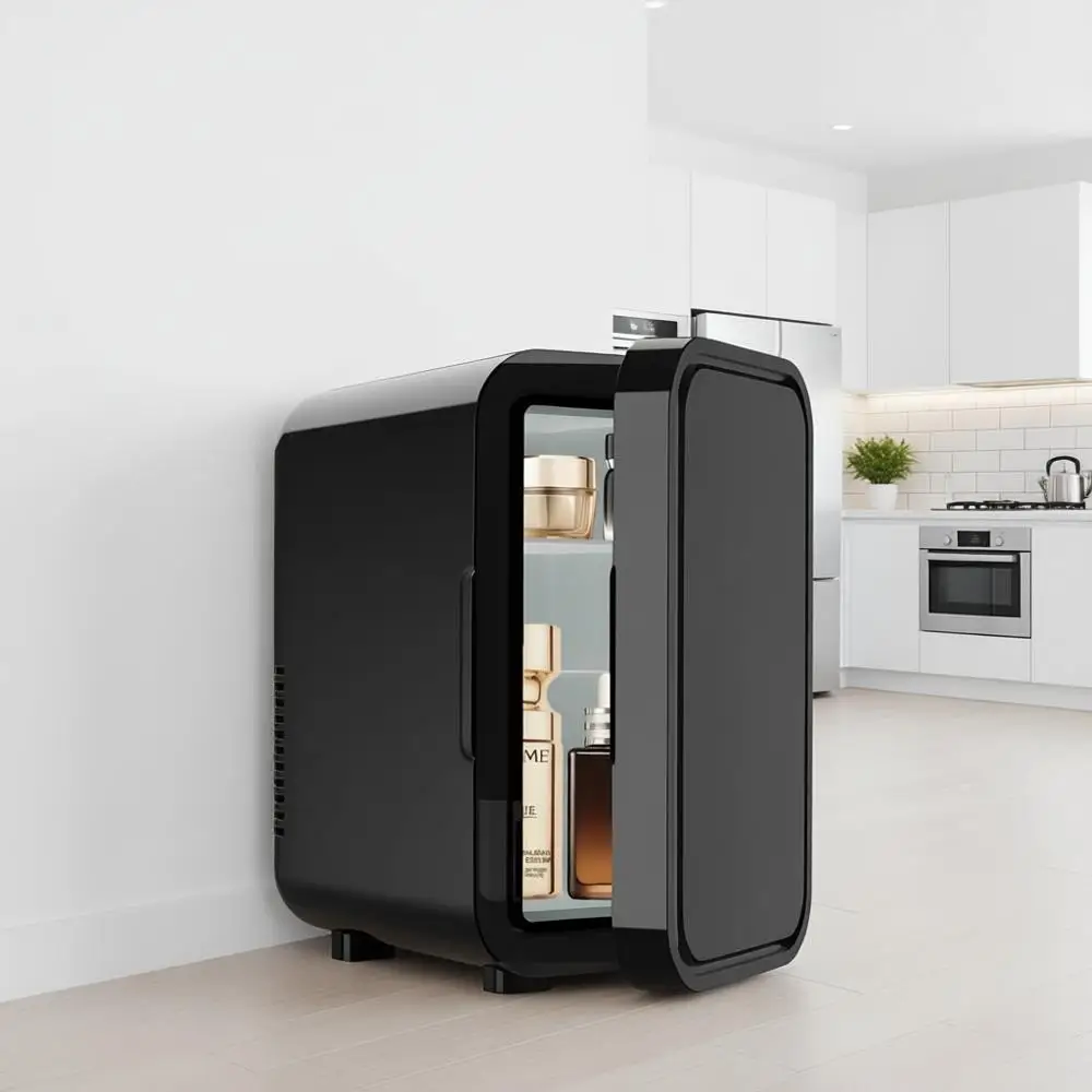 Компактный охладитель и подогреватель для косметики 6 л, для спальни, ухода за кожей, макияжа, косметики, автомобиля, офиса (черный)
Компактный охладитель и подогреватель для косметики 6 л, для спальни, ухода за кожей, макияжа, косметики, автомобиля, офиса (черный)