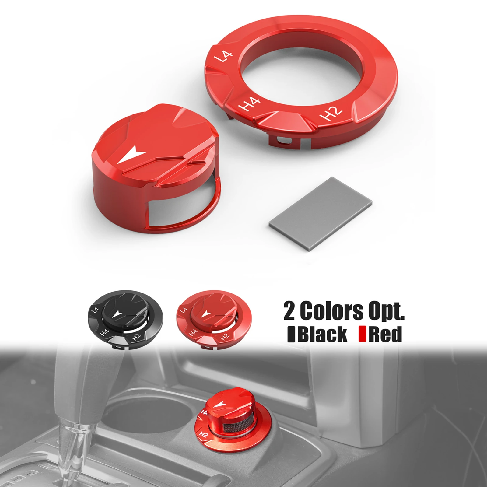BEVINSEE Center Console Knob Cap and Bezel for Toyota 4Runner 2014-2024, Replace 36360-35610
BEVINSEE Center Console Knob Cap and Bezel for Toyota 4Runner 2014-2024, Replace 36360-35610