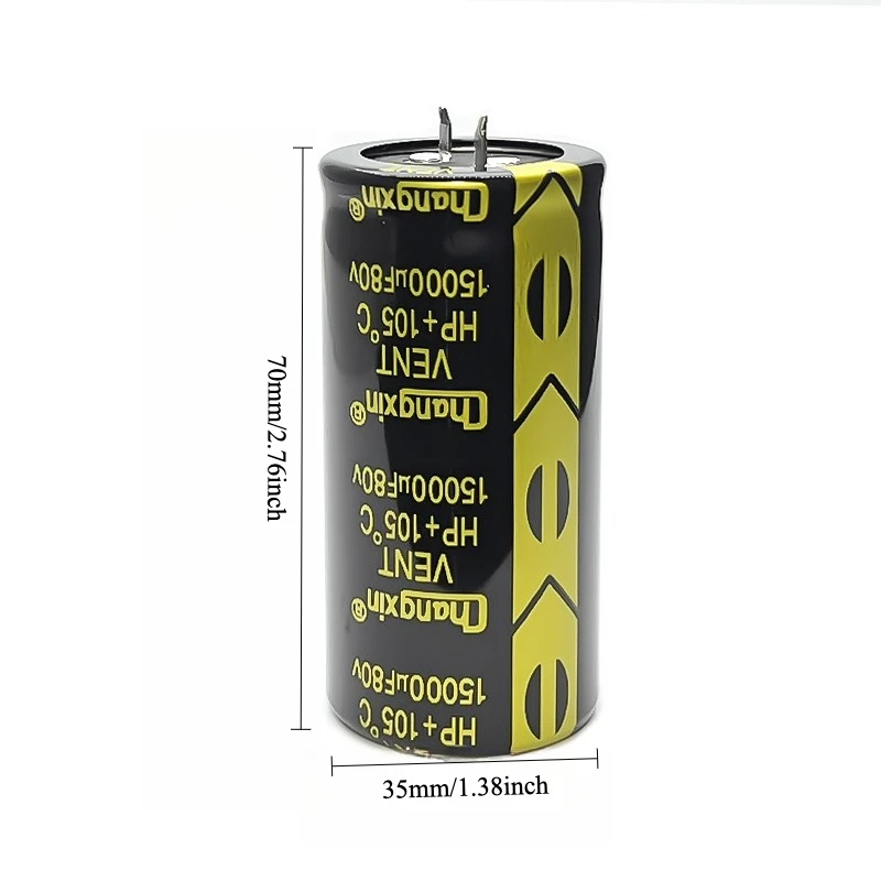 80V 15000uF Snap in Electrolytic Capacitor Long Life Audio Filter for Amplifier Speaker 35x70mm
80V 15000uF Snap in Electrolytic Capacitor Long Life Audio Filter for Amplifier Speaker 35x70mm