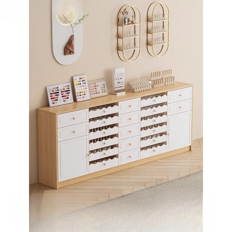 Nail salon cabinet Cosmetics display cabinet Storage Nail polish Beauty salon products Skin care storage Nail polish glue chest
Nail salon cabinet Cosmetics display cabinet Storage Nail polish Beauty salon products Skin care storage Nail polish glue chest