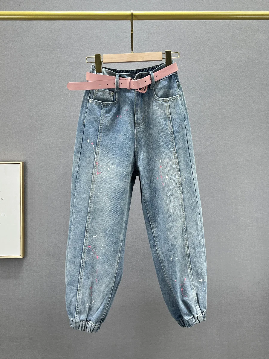 Женские джинсы-харланы с высокой талией, модные, осенние, 2024, новые, свободные, утягивающие, универсальные, в стиле BF, с отворотами, джинсы-«папины» джинсы, укороченные, из денима
Женские джинсы-харланы с высокой талией, модные, осенние, 2024, новые, свободные, утягивающие, универсальные, в стиле BF, с отворотами, джинсы-«папины» джинсы, укороченные, из денима