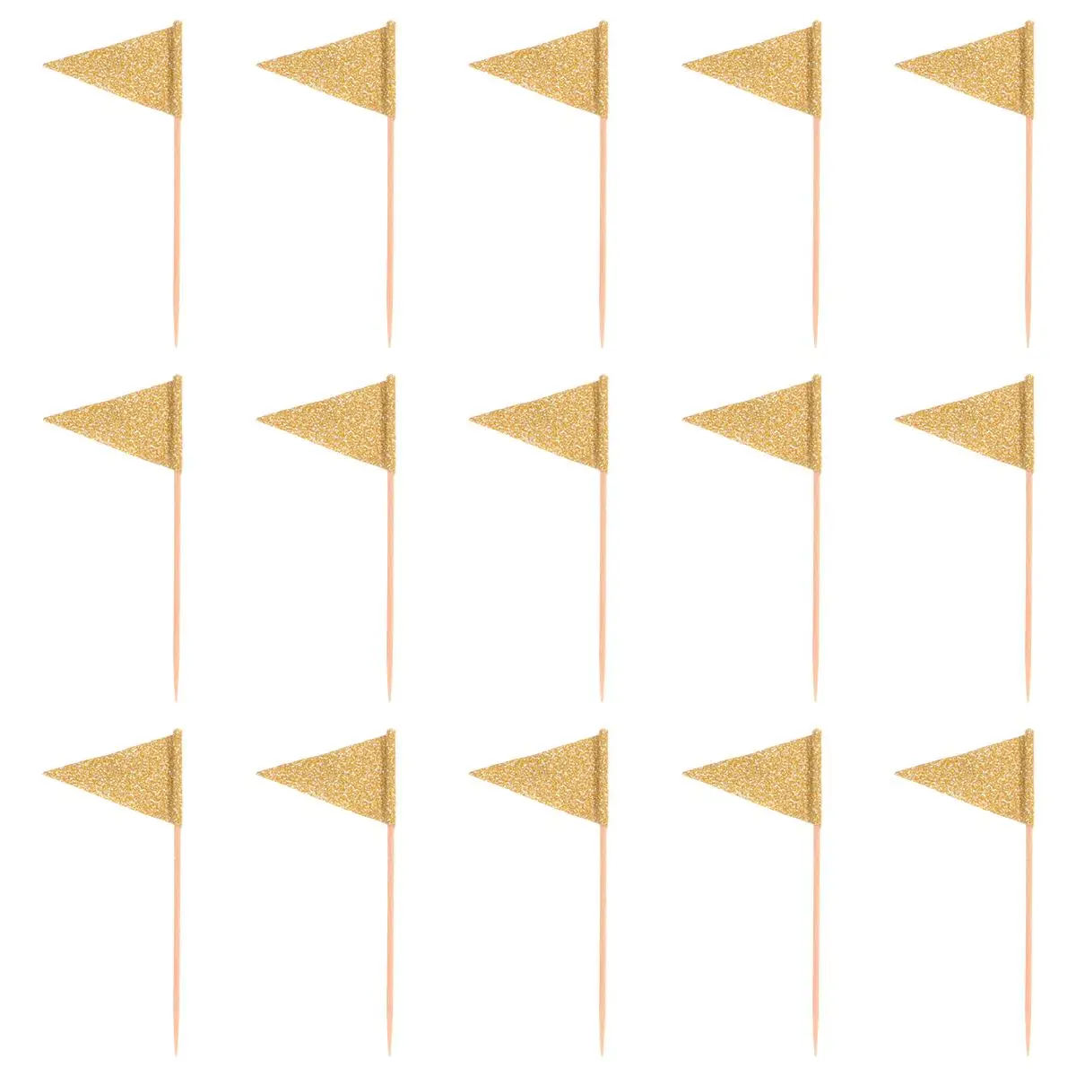 15pcs Triangle Flag Cake Toppers Glitter New Year Dessert Insert Creative Topper Small Flags for Cupcakes Cakes Eco
15pcs Triangle Flag Cake Toppers Glitter New Year Dessert Insert Creative Topper Small Flags for Cupcakes Cakes Eco