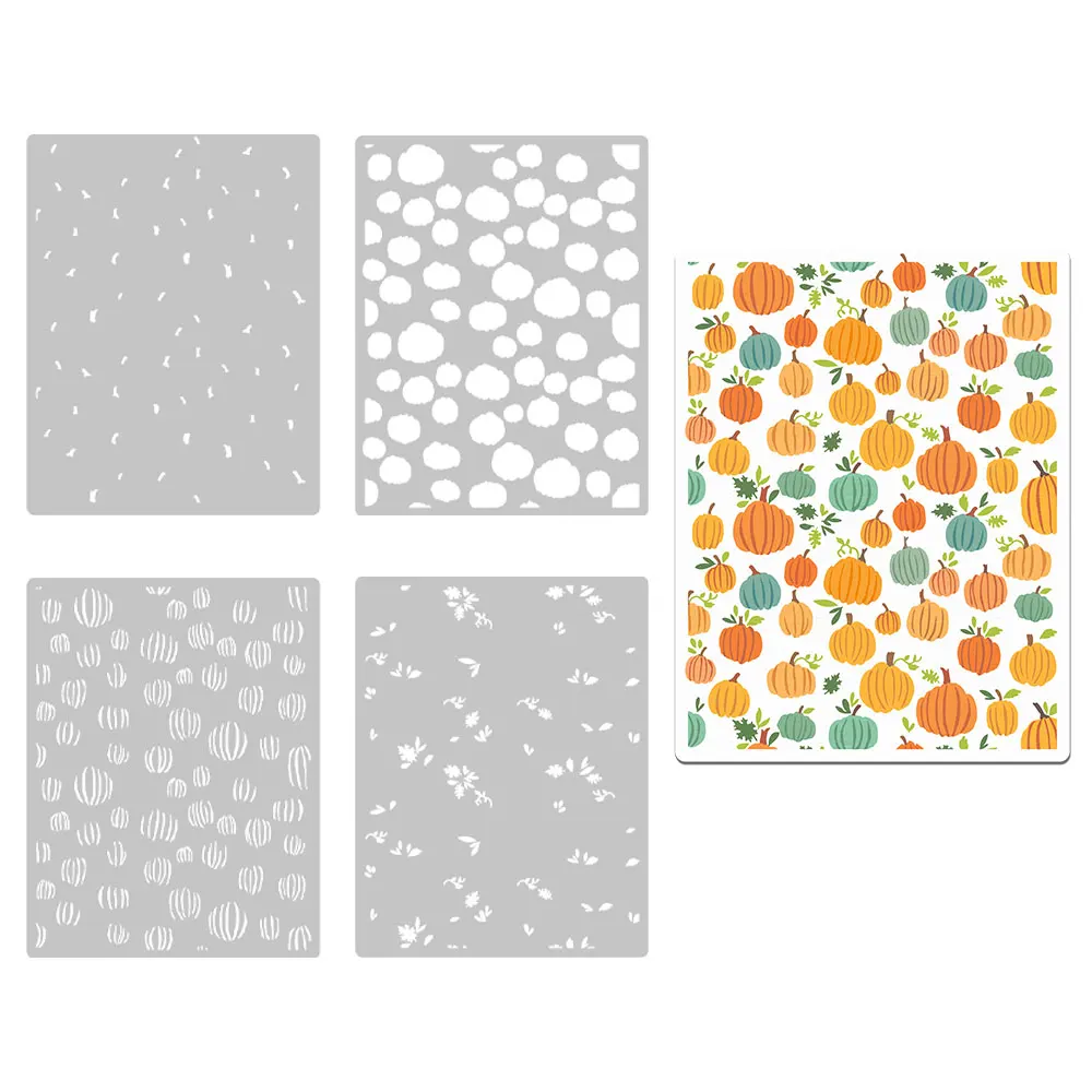 MangoCraft 4pcs Pumpkins Background Plastic Stencil For Decor DIY Scrapbooking Supplies Embossing Stencils For Paper Cards
MangoCraft 4pcs Pumpkins Background Plastic Stencil For Decor DIY Scrapbooking Supplies Embossing Stencils For Paper Cards