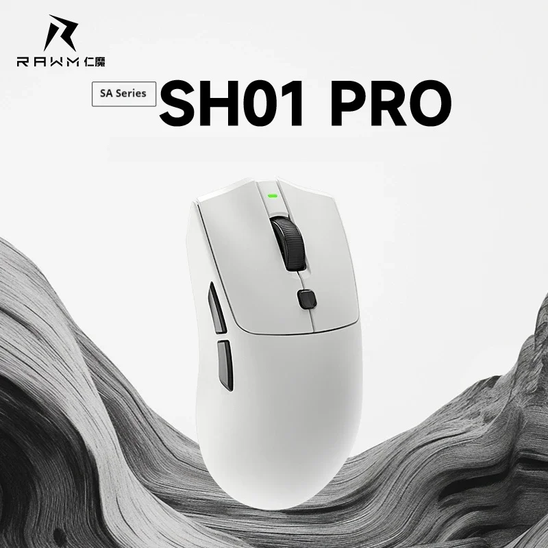 RAWM SA-SH01PRO game flagship mouse PAW 3950 wireless Three mode 8k small and medium-sized hot plug Lightweight about 55g mouse
RAWM SA-SH01PRO game flagship mouse PAW 3950 wireless Three mode 8k small and medium-sized hot plug Lightweight about 55g mouse