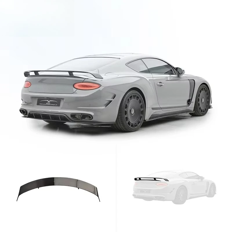 Карбоновый задний спойлер (GT-крыло) для Bentley Continental GT/GTC 2019-2023: Комплект для тюнинга кузова
Карбоновый задний спойлер (GT-крыло) для Bentley Continental GT/GTC 2019-2023: Комплект для тюнинга кузова