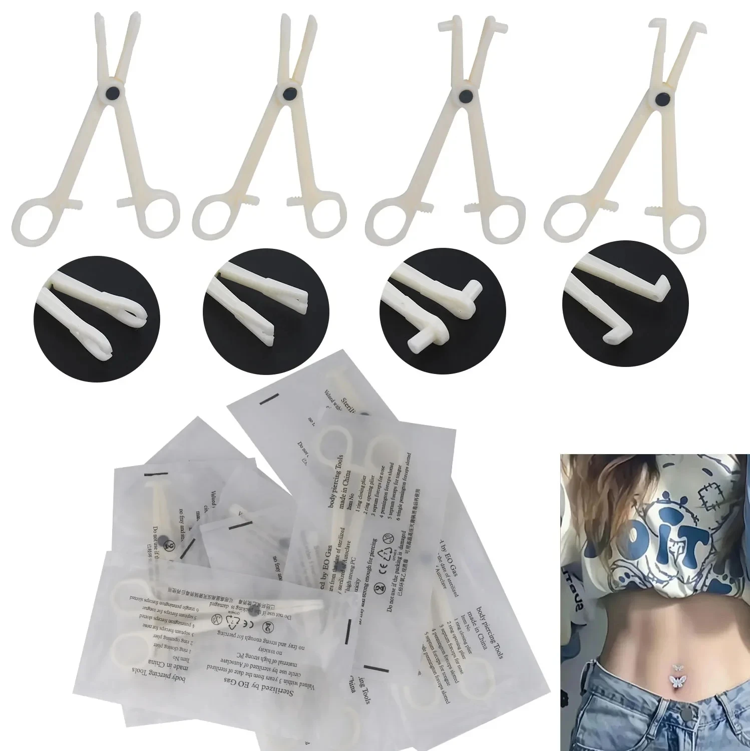 Piercing Clamps -25Pcs Piercing Forceps Rounded Slotted Disposable Piercing Clamps Septum Forceps for Lip Navel Tongue B
Piercing Clamps -25Pcs Piercing Forceps Rounded Slotted Disposable Piercing Clamps Septum Forceps for Lip Navel Tongue B